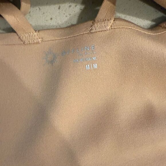 AERIE Seamless Tan Bralette NWOT - Picture 4 of 4